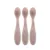 Set 3 lingurite Lorelli My Friend Mellow Rose margine rotunjita 6 luni+
