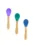 Set 3 lingurite bambus mov, verde, albastru eco rascals