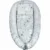 Set 3 piese New Baby Baby Nest cu paturica si pernuta WhiteGrey stars