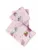 Set 3 piese din finet pat 120×60 cm