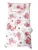 Set 3 piese paturica cu cearsaf si pernuta 120×60 cm Bufnite cu rosu