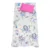 Set 3 piese paturica cu cearsaf si pernuta 120×60 cm Zane pe alb