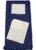 Set 3 piese paturica cu cearsaf si pernuta 140×70 cm Mix stelute bleumarin