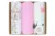 Set 3 scutece din finet 70×80 cm in cutie Pink Mix