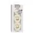 Set 3 suzete Colour Latex tetina rotunda simetrica  anatomica 0 luni+ Ivory