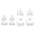 Set 4 biberoane Minut Baby gat larg cu tetina silcon 3+ 150 ml, 300 ml