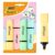 Set 4 evidentiatoare cu varf modular, Bic, Pastel