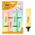 Set 4 evidentiatoare cu varf modular, Bic, Pastel