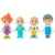 Set 4 figurine Familia Cocomelon