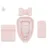 Set 4 in 1 Cosulet bebelus MimiNu Baby Cocoon 90×50 cm cu volanase Colectia Royal Powder Pink