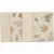 Set 4 lavete din muselina Bubaba Beige Leafs 40×40 cm