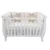 Set 4 perne aparatori super groase albe + cearsaf cu volanas si fundite 140×70 cm bej
