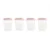 Set 4 recipiente ermetice gradate 250 ml Terra Blush