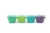 Set 4 recipiente silicon SnapGo Melii 4×177 ml