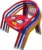 Set 4 scaune metalice pentru copii Novokids Little Chair Multicolor, Sezut moale cu sunete, Pentru interior si exterior, Dimensiuni 36x36x34 cm, Vopsea lucioasa