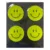 Set 4 semn de avertizare Carboysafety buline Happy Smile