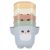 Set 5 cupe pentru baie, BamBam, Animalute colorate