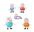 Set 5 figurine Familia Peppa Pig Hasbro cu figurina Baby Evie inclusa