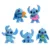 Set 5 mini figurine Disney Stitch 5 cm