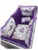 Set 6 aparatori protectii laterale patut 120×60 cm Bufnite violet