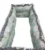 Set 6 aparatori protectii laterale patut 120×60 cm Nori cu luna vernil