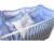 Set 6 aparatori protectii laterale patut 120×60 cm albastru – norisori – stelute