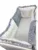 Set 6 aparatori protectii laterale patut 140×70 cm Mix stelute gri
