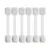 Set 6 sisteme de siguranta Iso Trade multifunctionale reglabile 23.3 cm cu lacat MY6843