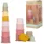 Set 8 cupe de baie Little Dutch stivuibile roz