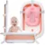 Set Cadita pliabila NiceKids cu Hamac inclus Pink