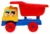 Set Camion pentru nisip cu galetusa si 2 accesorii Yellow  Red  Blue