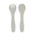 Set Kikka Boo Furculita si Lingura Platinum Silicone Sand 6 luni +
