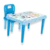 Set Masuta moderna si scaunel cu spatar Pilsan Modern Study Blue pentru studiuactivitati,realizat din plastic rezistent,usor de montat,utilizare interiorexterior,gradinite,crese,afterschool,sarcina maxima 50kg