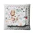Set Paturica si perna Minky pentru copii 580 Arici Gri 75×85 cm