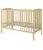 Set Patut din lemn pana la 4 ani cu somiera reglabila pe 3 nivele de inaltime Nichiduta 120×60 cm Grace Natur + Saltea cu husa detasabila din microfibra 10 cm grosime Nichiduta Cocos Comfort +