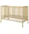 Set Patut din lemn pana la 4 ani cu somiera reglabila pe 3 nivele de inaltime Nichiduta 120×60 cm Grace Natur + Saltea cu husa detasabila din microfibra 12 cm grosime Nichiduta Cocos Comfort +