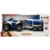 Set Super ATV cu remorca si barca, Maxx Wheels, Albastru