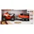 Set Super ATV cu remorca si barca, Maxx Wheels, Portocaliu