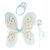Set aripi de fluture cu accesorii, Pretty Pinky