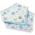 Set bavete tip bandana Akuku, Bleu