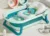 Set cadita pliabila pentru copii Little Mom Dino Green, cu pernuta bebelusi detasabila, termometru display digital incorporat, dop scurgere, picioruse antiderapante, design ergonomic,80 x 50 x 24 cm