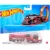 Set camion cu remorca, Hot Wheels, Track Fleet, Haulin Class, JCM68