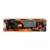 Set camion cu remorca, platforma si vehicul de constructie, New Ray, 1:43, Rosu