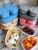 Set caserole hrana cu capac Bentomals To Go purcelus