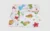 Set complet 7 piese lenjerie si aparatori patut 120×60 cm din bumbac model animale acvatice