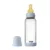 Set complet biberon din sticla anticolici cu tetina din latex, flux mediu, 240 ml, Baby Blue