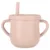 Set complet de hranire copii, Ikonka, cu 9 piese din silicon, pt diversificare hrana, Pink Crab