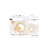 Set complet de masa cu 5 piese Giraffe Party mustard