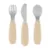Set complet tacamuri PetiteMars TakeMatch, din silicon si otel inoxidabil, fara BPA, 12 luni+, Bej