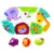 Set covoras de baie si 3 jucarii animalele junglei, Knorr Toys, 69 x 39 cm